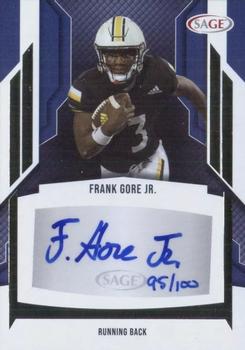 2024 SAGE HIT - Autographs Gold #A-FGJ Frank Gore Jr. Front