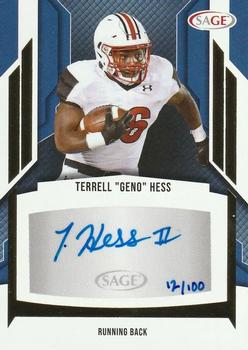 2024 SAGE HIT - Autographs Gold #A-GH Geno Hess Front