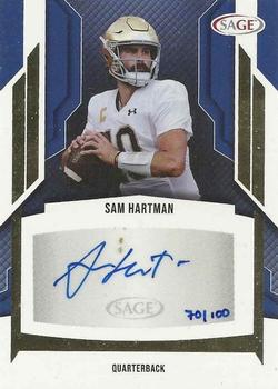 2024 SAGE HIT - Autographs Gold #A-SH Sam Hartman Front