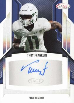 2024 SAGE HIT - Autographs Silver #A-TF Troy Franklin Front