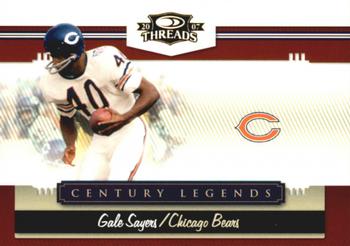 2007 Donruss Threads - Century Legends Gold #CL-5 Gale Sayers Front