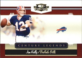 2007 Donruss Threads - Century Legends Gold #CL-6 Jim Kelly Front