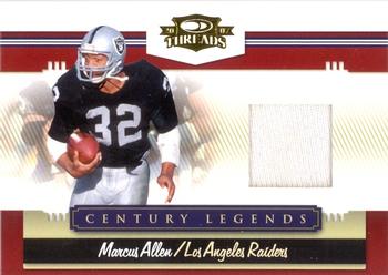 2007 Donruss Threads - Century Legends Materials #CL-13 Marcus Allen Front