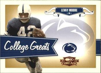 2007 Donruss Threads - College Greats #CG-15 Lenny Moore Front