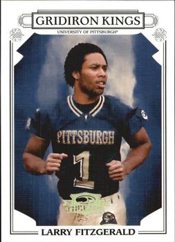 2007 Donruss Threads - College Gridiron Kings Gold Holofoil #CGK-39 Larry Fitzgerald Front