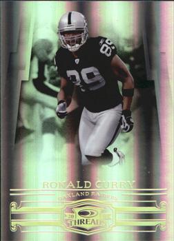 2007 Donruss Threads - Gold Holofoil #140 Ronald Curry Front