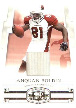 2007 Donruss Threads - Jerseys #1 Anquan Boldin Front