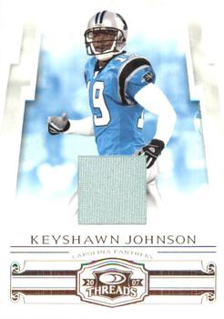2007 Donruss Threads - Jerseys #7 Keyshawn Johnson Front