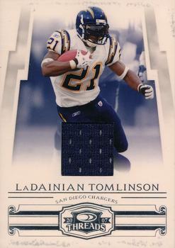 2007 Donruss Threads - Jerseys #41 LaDainian Tomlinson Front