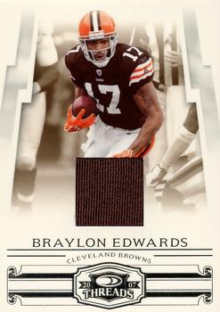 2007 Donruss Threads - Jerseys #72 Braylon Edwards Front