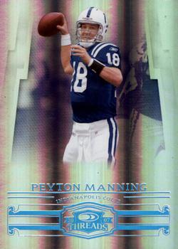 2007 Donruss Threads - Platinum Holofoil #18 Peyton Manning Front