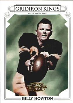 2007 Donruss Threads - Pro Gridiron Kings Gold #PGK-52 Billy Howton Front