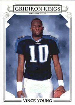 2007 Donruss Threads - Pro Gridiron Kings Silver Holofoil #PGK-45 Vince Young Front