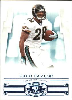 2007 Donruss Threads - Retail Blue #19 Fred Taylor Front