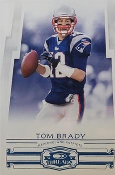 2007 Donruss Threads - Retail Blue #26 Tom Brady Front