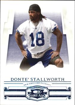 2007 Donruss Threads - Retail Blue #27 Donte Stallworth Front