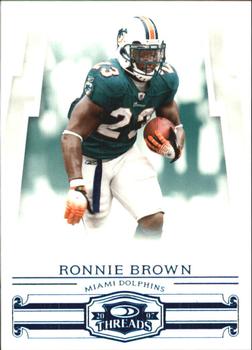 2007 Donruss Threads - Retail Blue #98 Ronnie Brown Front