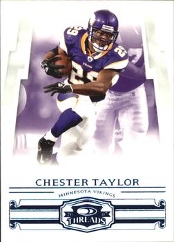2007 Donruss Threads - Retail Blue #99 Chester Taylor Front