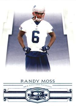 2007 Donruss Threads - Retail Blue #111 Randy Moss Front
