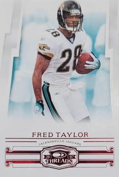 2007 Donruss Threads - Retail Red #19 Fred Taylor Front