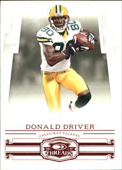 2007 Donruss Threads - Retail Red #80 Donald Driver Front