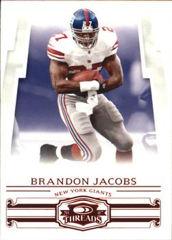 2007 Donruss Threads - Retail Red #107 Brandon Jacobs Front