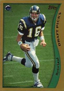 1998 Topps #332 Ryan Leaf Front