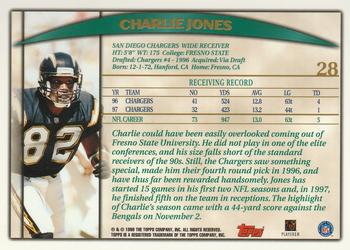 1998 Topps #28 Charlie Jones Back