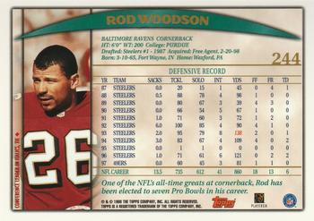 1998 Topps #244 Rod Woodson Back