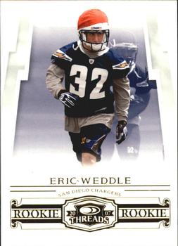 2007 Donruss Threads - Retail Rookies #155 Eric Weddle Front