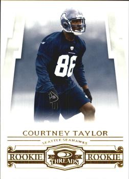 2007 Donruss Threads - Retail Rookies #160 Courtney Taylor Front