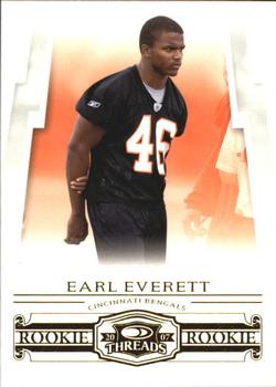2007 Donruss Threads - Retail Rookies #172 Earl Everett Front