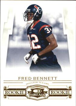 2007 Donruss Threads - Retail Rookies #177 Fred Bennett Front