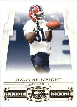2007 Donruss Threads - Retail Rookies #180 Dwayne Wright Front