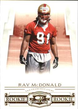 2007 Donruss Threads - Retail Rookies #182 Ray McDonald Front