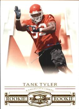 2007 Donruss Threads - Retail Rookies #189 Tank Tyler Front