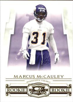 2007 Donruss Threads - Retail Rookies #195 Marcus McCauley Front