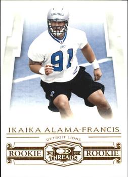 2007 Donruss Threads - Retail Rookies #200 Ikaika Alama-Francis Front