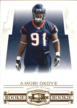 2007 Donruss Threads - Retail Rookies #222 Amobi Okoye Front