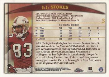 1998 Topps Chrome #3 J.J. Stokes Back