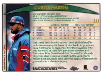 1998 Topps Chrome #10 Curtis Martin Back