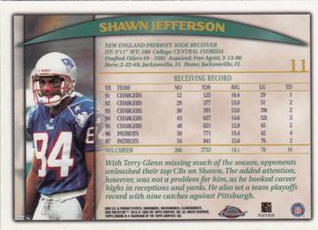 1998 Topps Chrome #11 Shawn Jefferson Back