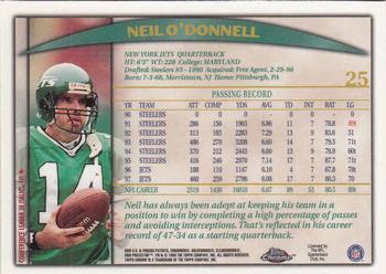 1998 Topps Chrome #25 Neil O'Donnell Back