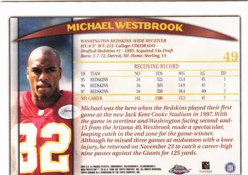 1998 Topps Chrome #49 Michael Westbrook Back