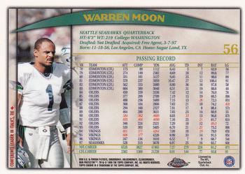1998 Topps Chrome #56 Warren Moon Back