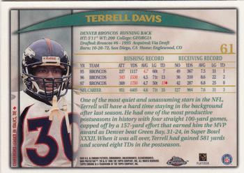 1998 Topps Chrome #61 Terrell Davis Back