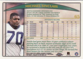 1998 Topps Chrome #65 Michael Sinclair Back
