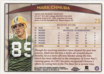 1998 Topps Chrome #75 Mark Chmura Back
