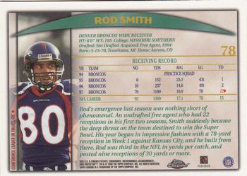 1998 Topps Chrome #78 Rod Smith Back