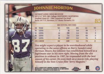 1998 Topps Chrome #85 Johnnie Morton Back